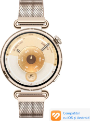 Smartwatch Huawei Watch GT 6 41MM Gold Stainless Steel Case Gold Milanese Strap