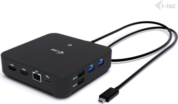 Statie de andocare USB-C DP Dual HDMI I-tec 100W 5xUSB-A 2xUSB-C 2xHDMI 1xDisplayport RJ45 3.5mm jack