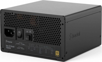 Sursa Fractal Design 750W 80+ Gold ATX 3.1 Ion 3 modulară negru ventilator 140mm ZeroRPM