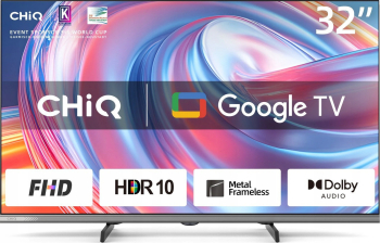Smart 80 cm 32" Full HD ChiQ Wi-Fi HDR 3 HDMI 1 USB Negru - imagine 1