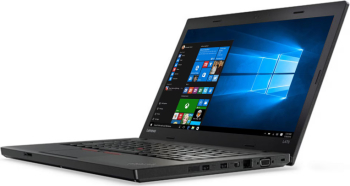 Laptop Lenovo ThinkPad L470 Intel&reg Core&trade i7-7500U 14& Full HD IPS 8GB 256GB SSD AMD Radeon R5 M430 2GB Black 