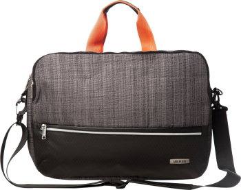 Geanta laptop 15 inch Lamonza Corsica 40x29x7 cm gri / negru