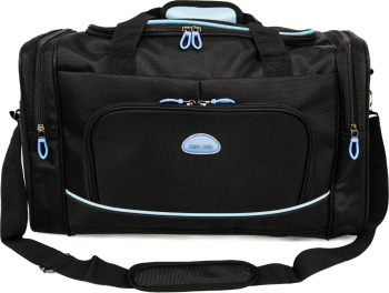 Geanta voiaj Lamonza Toro 50x29x23 cm negru/albastru 