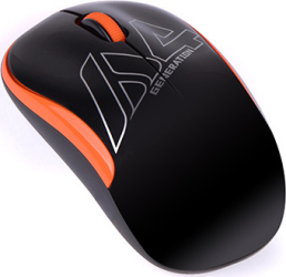 Mouse optic wireless A4Tech G3-300N-BO 1200 dpi negru-portocaliu mouse