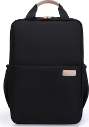 Rucsac Laptop 15.6& Office Elegant pentru Studenti Impermeabil Usor 40x27x11 cm Negru OBRALIX&reg 