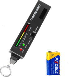 Tester autenticitate diamante cu lumina UV profesional si de inalta precizie aparat de masura conductivitate termica bijuterii si pietre p 