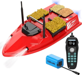 Barca Plantat Nadit si Momit iUni V803 5200mAh 4 cuve 3kg 500m 15km/h accesorii pescuit