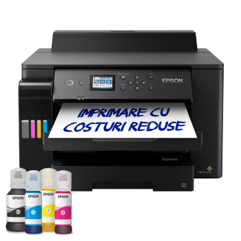 Imprimanta inkjet color Epson L11160 CISS Retea Wireless A3+ c11cj04402
