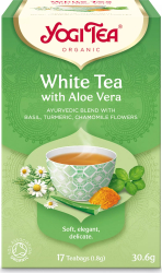 Ceai bio alb cu aloe vera 17 pliculete 30.6g Yogi Tea