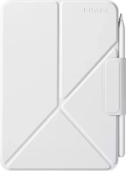 Husa de protecție Pitaka pentru iPad Mini 6/Mini A17 Pro MagEZ Folio 2 Alb