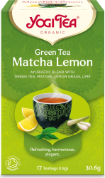 Ceai bio Verde cu matcha si lamaie 17 pliculete 30.6g Yogi Tea