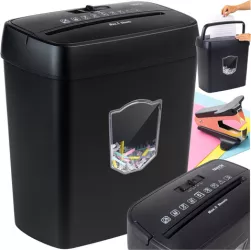 Distrugator automat de documente și hârtie Izoxis - Coș 12.5L nivel de securitate P-4