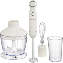 Blender de mână Fram FHBL-RAC1200CR 1200W viteza variabila și turbo picior blender inox cană 0.6L crem