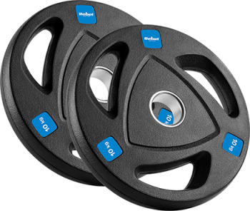 DISC GREUTATE FONTA CAUCIUCATĂ SET 2 X 10 KG Rebel ACTI
