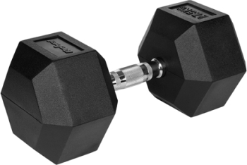 GANTERA DUMBBELL HEX FONTA CAUCIUCATĂ 27.5KG Rebel ACTI