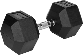 GANTERA DUMBBELL HEX FONTA CAUCIUCATĂ 30KG Rebel ACTIVE