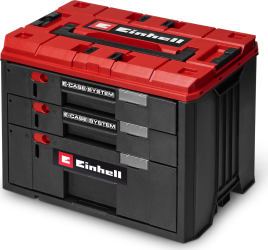 Cutie cu sertare Einhell E-Case, 3 sertare, 41,5x25x28cm, transport ergonomic, max 60kg