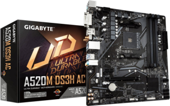 Placa de baza GIGABYTE A520M DS3H AC Socket AM4 mATX