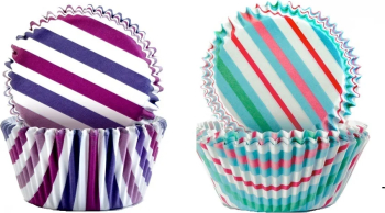 Set 100 forme briose Rayas Ibili hartie 7.5 cm multicolor