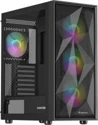 Carcasa Genesis Diaxid 605 ARGB MiddleTower Fără sursa Black