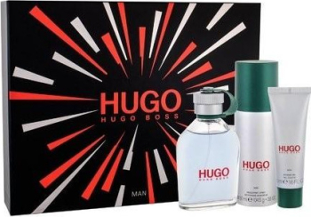 Set cadou Hugo Boss Hugo pentru bărbați EDT 125 ml + stick de 75 gr + gel de dus 50 ml