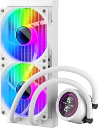 Cooler procesor lichid 240 AIO 1stPlayer LCD ARGB ThunderStorm TS4 240-wh IPS White