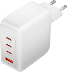 Incarcator rețea la 220V Vention 4-Port USB (C + C + C + A) GaN Charging Kit (140W\/140W\/30W\/18W) EU-Plug Alb