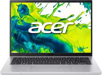 Laptop Acer Aspire Go 14 AG14-72P WUXGA IPS Procesor Intel Core i3-1305U 16GB DDR4 512GB SSD Intel UHD No OS Pure Silver