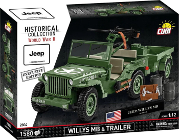 Set de Construit Cobi Willys MB Trailer Executive Edition (Cobi-2804) 1580 piese