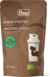 Shake proteic cu cacao bio 300g Obio