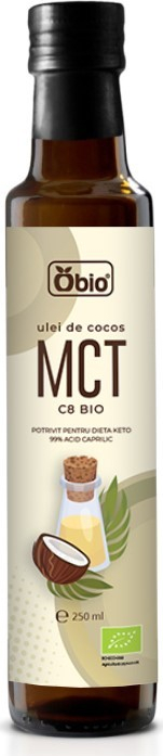 Ulei de cocos mct c8 bio 250ml Obio