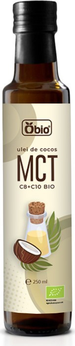 Ulei de cocos mct c8 + c10 bio bio 250ml Obio