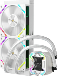 Cooler procesor lichid 240 AIO 1stPlayer LCD RGB X-Starship 240 WHITE