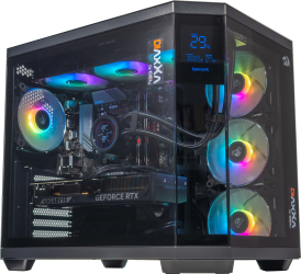 PC Gaming DiaxXa Advanced Gamer AMD Ryzen 7 7800X3D 32GB DDR5 SSD 2TB M.2 NVMe NVIDIA GeForce RTX 5070 12GB DLSS 4 Wi-Fi BT