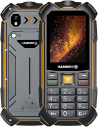 Hammer Boost 2 LTE- 4 G 2.4" 64 MB RAM 128 MB 2MP 3500mAh IP68 Negru-Portocaliu