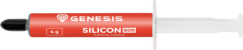 Pasta Termoconductoare Genesis SILICON 900 4g, conductivitate 12.8W/mK, densitate relativa 2.8/cm3, temperatura de mediu între -50/250°C