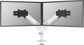 Braț Dublu Monitor Neomounts Ds65s-950wh2; Pentru Display-uri Cu Diagonale 24"-34", Sistem De Prindere Vesa 75x75~100x100, Greutate Maximă S