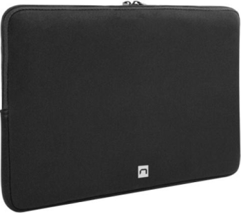 Husa laptop Natec Coral, compatibilitate dimensiune laptop 14.1", material Neoprene, negru