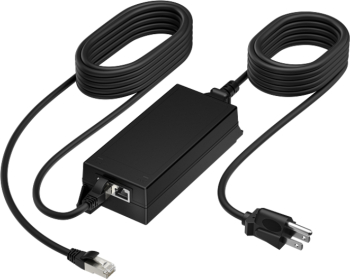 Poly PoE++ 65W 2.5G Adapter with 3.66m CAT6A Cable and Power Cord