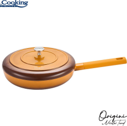 Tigaie Aluminiu Turnat + Capac 26x5cm, Nicolai Tand, Origini, Cooking By Heinner