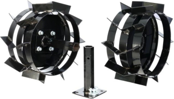 Set 2 roti metalice 400x8 cu manicot 32mm Progarden