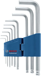 Set 9 chei imbus hexagonale tip L pentru insurubat desurubat Bosch diametru 1.5-10.0 mm