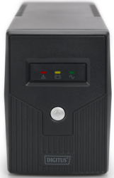 UPS 600VA 360W Digitus Line-interactive LCD 1x 12V 7Ah AVR 2x Schuko USB RJ11