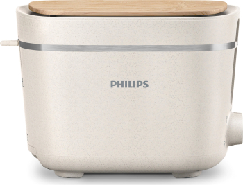 Prăjitor de pâine Philips HD2640/10 Conscious collection 830 W 2 sloturi Corp plastic reciclat pe bază bio 8 setări de rumenire Oprire