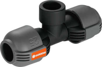 Conector Gardena in formă de T pentru conductă 25 mm Filet interior 3/4"