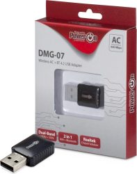 Adaptor USB PowerON Wi-Fi Negru