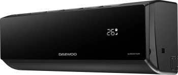 Aparat de aer condiționat Daewoo 12000 BTU, WI-FI, A++, Filtre cu ioni de argint, Eco Mode, iFeel, DAC-12CHSDB-NK, Negru