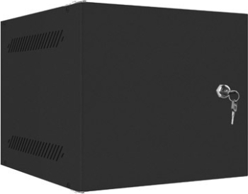 Cabinet metalic Lanberg WF10-2304-00B 4U, Wall mount, 310 mm, Metal door, Negru