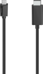 Cablu USB Type C-DisplayPort Hama 200717, 1.5m, negru