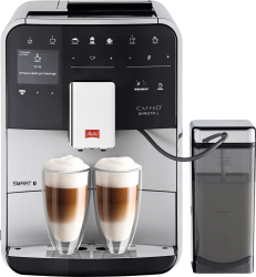 Espressor Automat Melitta® Barista TS Smart, Recipient de boabe cu 2 compartimente, LCD , Easy Steam Cleaning , Aplicația Melitta Connec